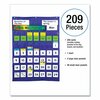 Carson Dellosa Complete Calendar and Weather Pocket Chart, 51 Pockets, 26 x 37.25, Blue 158003